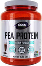 NOW Foods - Pea Protein 100% Pure Non-Gmo Vegetable Protein Dutch Chocolate - 2 Lbs.