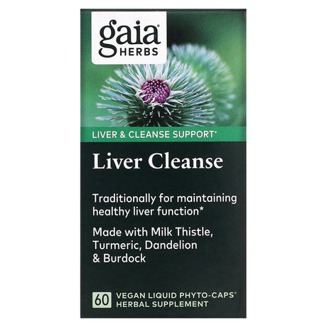 Gaia Herbs, Liver Cleanse, 60 Vegan Liquid Phyto-Caps