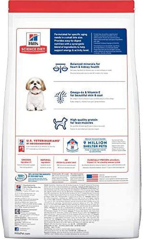 Hill'S Science Diet Adult 7+ Small Bites Chicken Meal, Barley & Brown Rice Recipe Dry Dog Food