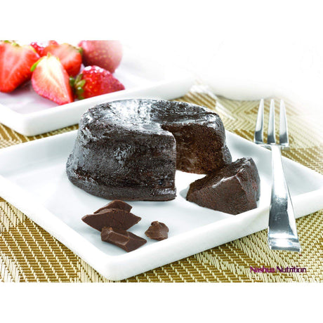 Protidiet Dessert - Chocolate Fudge Cake - 7 Servings - High Protein 15G - Low Calorie - Low Fat - Ideal Protein Compatible