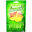 Halls Defense Vitamin C Assorted Citrus Supplement Drops (Pack of 7)