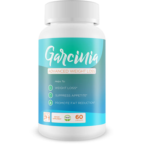 Garcinia Advanced Weight Loss - Help to Suppress Appetite - Help to Lose Weight - Promote Fat Reduction - Powerful Potent and Pure Garcinia Cambogia - 30 Servings