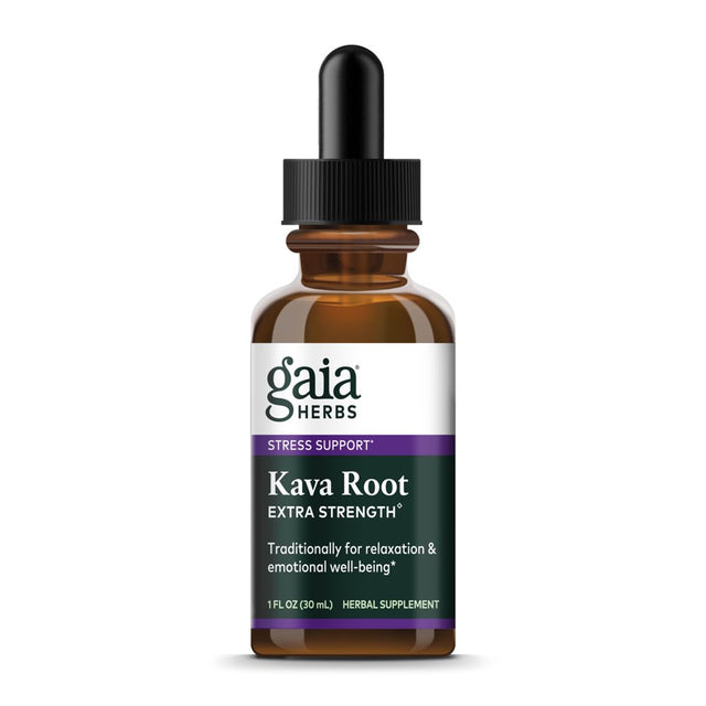 Gaia Herbs Kava Root Extra Strength - 1 Fl Oz (20-Day Supply)