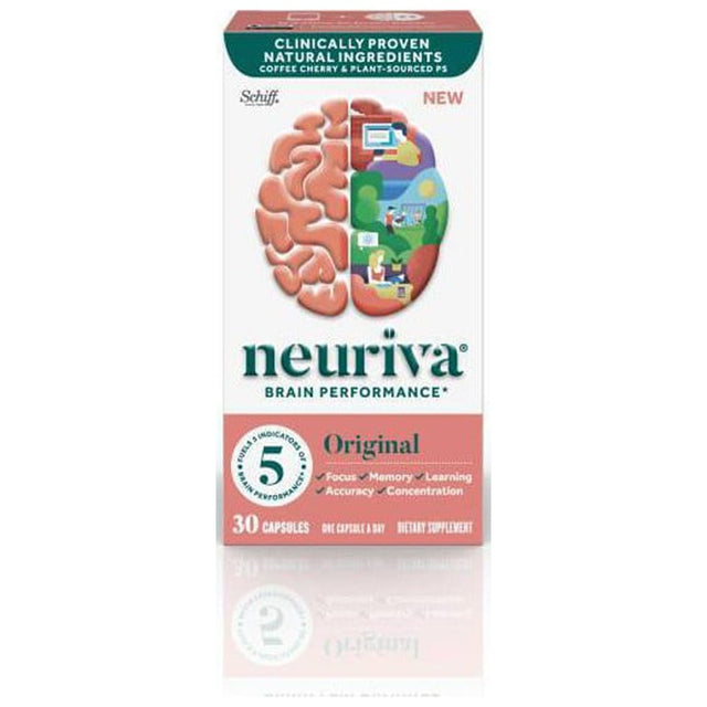 Neuriva Original Brain Performance Capsules - 30Ct (Pack of 10)