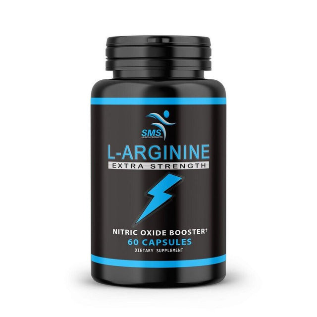 L-Arginine Extra Strength 1,000 MG Nitric Oxide & Circulation Boost -60 Capsule