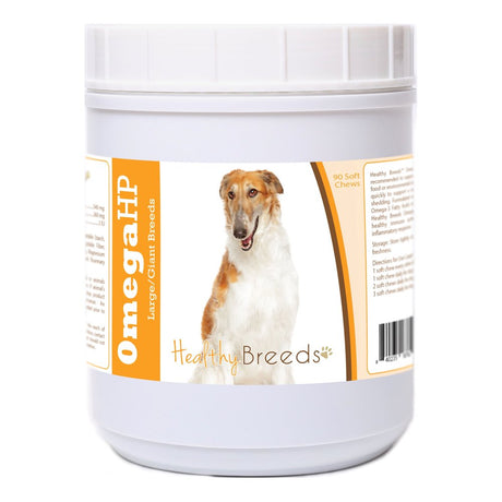 Healthy Breeds Borzois Omega HP Fatty Acid Skin and Coat Support Soft Chews