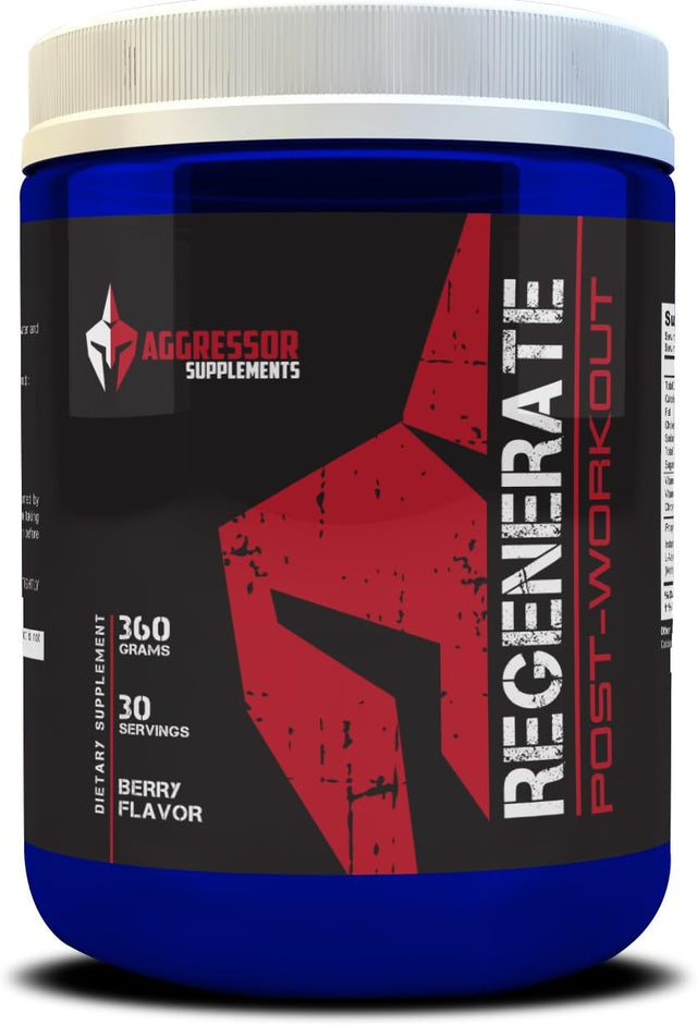 Regenerate BCAA Amino Acids Recovery Energy 30 Servings (Berry, 30 Servings)