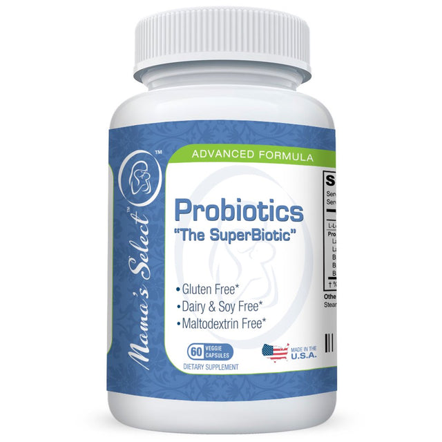 Mama'S Select Probiotics - for Pregnant, Postnatal & Breastfeeding Women - Mom and Baby Immune Support - Digestive Enzymes - 10 Billion Cfus