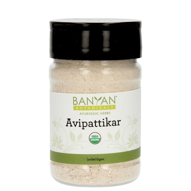 Banyan Botanicals Avipattikar Powder – Organic Avipattikar with Clove Flower, Cardamom Seed & Vidanga ­­– for Supporting Smooth Digestion & a Calm Stomach – Spice Jar – Non-Gmo Sustainably Sourced Veg