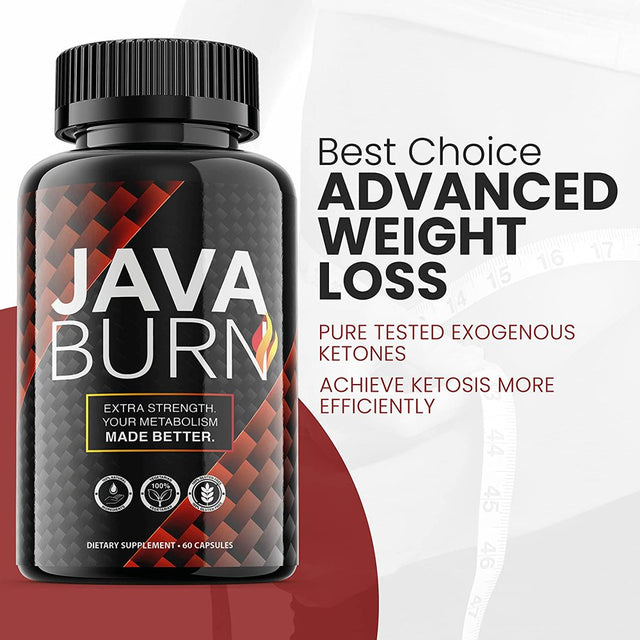 Java Burn - Pills for Weight Loss - Energy Boosting Supplements for Weight Management and Metabolism - Advanced Ketogenic BHB Ketones - 60 Capsules (1 Pack)