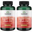 Swanson Super Dpa Fish Oil 1,000 Mg 60 Sgels 2 Pack