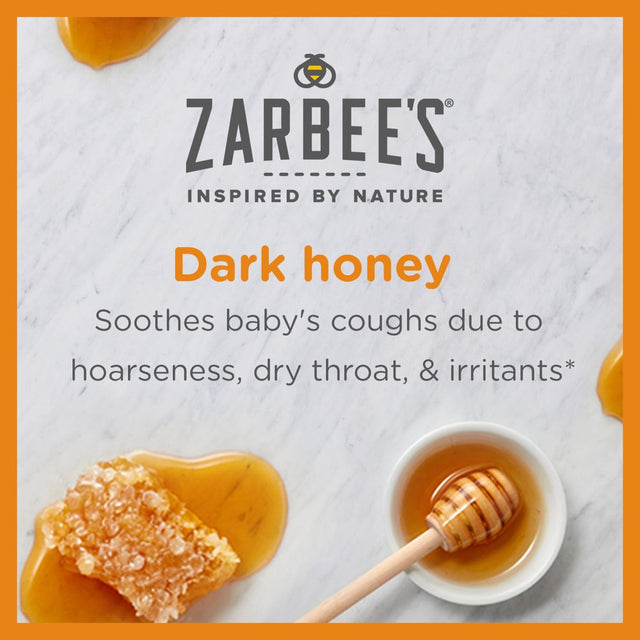 Zarbee'S Baby Soothing Cough Syrup, Natural Peach & Honey Flavor, 2 Fl Oz