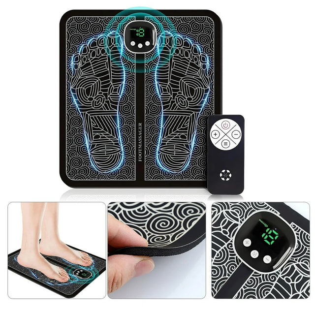 Weloille Foot Massager for Neuropathy Feet, Whole Body Massager for Neuropathy, Foot Massager for Circulation and Pain Relief, for Those Who Stand and Work All Day (8 Modes, 19Th Gear)