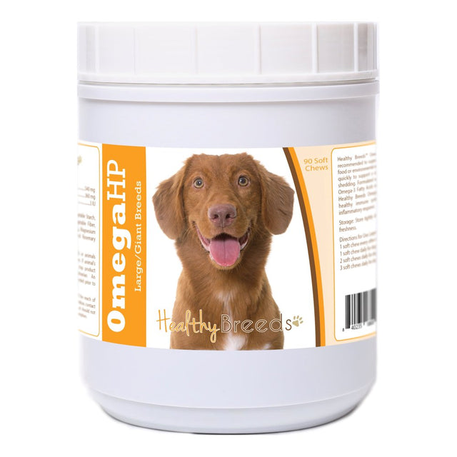 Healthy Breeds Nova Scotia Duck Tolling Retriever Omega HP Fatty Acid Skin and Coat Support Soft Chew