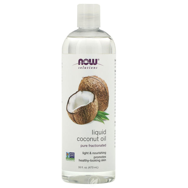 NOW Solutions Liquid Coconut Oil 16 Oz