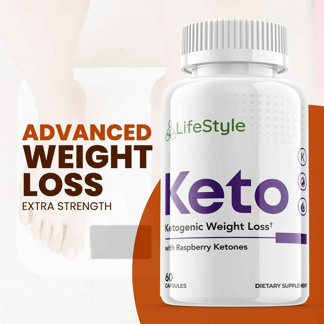 Lifestyle Keto - Ketogenic Weight Loss - Energy & Focus Boosting Dietary Supplements for Weight Management & Metabolism - Advanced Fat Burn Raspberry Ketones Pills - 300 Capsules (5 Pack)