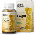 Wild & Organic Coq10 200Mg Gummies - Coenzyme Q10 Boost Energy & Heart Support, 60 Banana-Flavored Chews