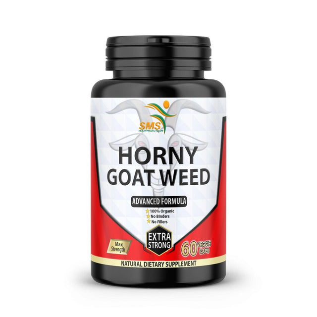 Horny Goat Weed Male Enhancement Pills and Natural Testosterone Booster 60 Cap