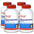 Schiff Glucosamine 2000Mg with Vitamin D3 and Hyaluronic Acid Joint Supplement, 150 Ct (Pack of 4)