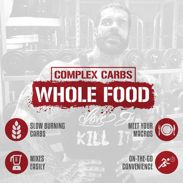 5% Nutrition Rich Piana Real Carbs Rice with Real Food Complex Carbohydrates, Long-Lasting Low Glycemic Energy for Pre-Workout/Post-Workout Recovery Meal, 4.9 Lb, 50 Servings (Cocoa Heaven)