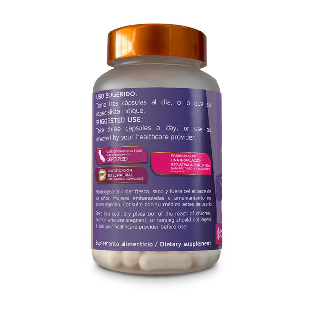 Magnesium Citrate/Citrato De Magnesio Capsules by Betel Natural - Easy Laxative Capsules - 350 Mg per Serving