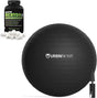 Urbnfit Exercise Ball + Elite Sportz Electrolytes Bundle - Yoga Ball for Workout Pregnancy Stability - Antiburst Swiss Balance Ball W/Pump - Fitness Ball Chair for Office, Home Gym