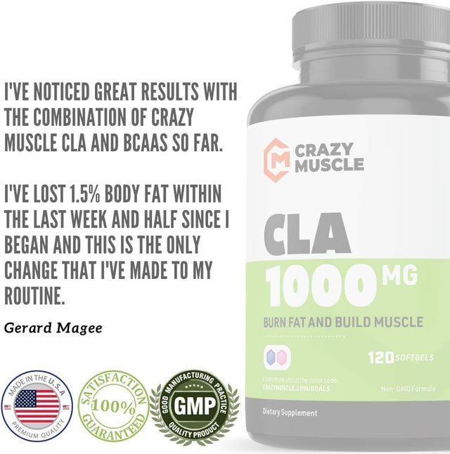 Crazy Muscle Get Leaner with BCAA, CLA and Glutamine