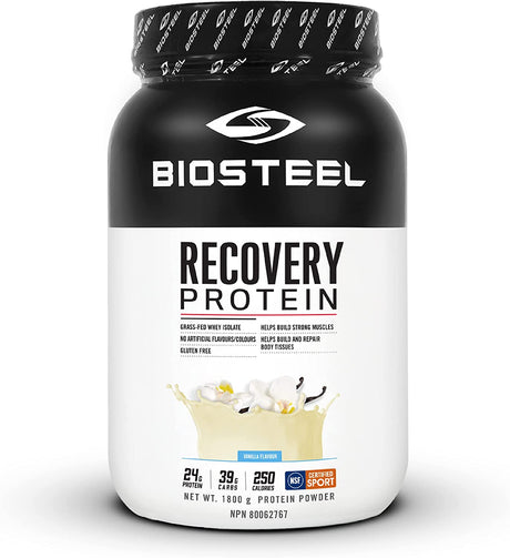 BIOSTEEL Recovery Protein plus Vanilla, 1800 GR