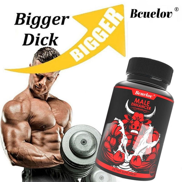 Bcuelov Testosterone Booster XL Tongkat Ali Increase Testosterone Booster Boost Energy 60/120 Capsules-120Capsules