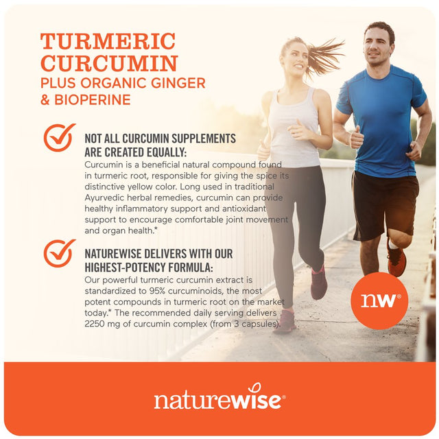 Naturewise Curcumin, 2250Mg, 180 Ct