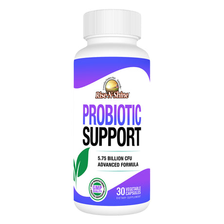 Rise-N-Shine Probiotic Support, Caprylic Acid, Aloe Vera, Dietary Supplement, Men and Women, 30 Ct