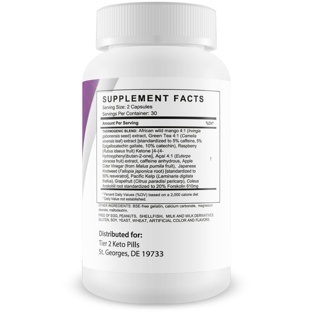 XS Supercut Keto + Metabolism Booster Weight Loss Supplement by Tier 2 Keto Pills - Supports Weight Loss, Reduced Appetite, Fat Burning, and Energy - 30 Servings