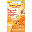 Emergen-C Turmeric Ginger Fizzy Drink Mix Citrus-Ginger - 18 Ct