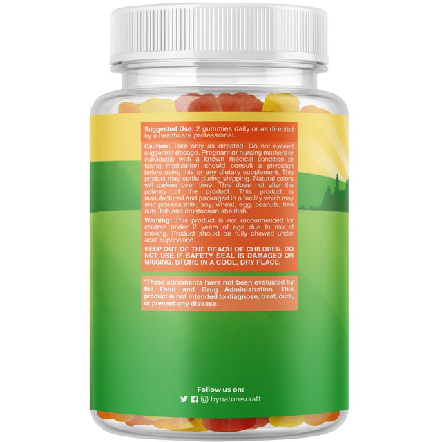 Plant Based Kids Multivitamin Gummies - Multivitamin for Kids Immunity Support Gummies with Vitamins a C D3 E B and Zinc Gelatin and Gluten Free Non-Gmo Kids Vitamins Gummy Multivitamin Formula 120Ct