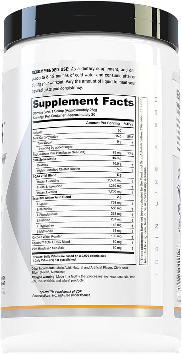 Repair Post Workout Recovery Drink: Fast Absorbing Carbohydrates (Waxy Maize + Cluster Dextrin) and BCAA/EAA for Advanced Muscle Recovery, Peach Mango, 20 Servings