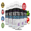 (5 Pack) Advanced Keto 1500 Pills Includes Apple Cider Vinegar Gobhb Exogenous Ketones Advanced Ketogenic Supplement Ketosis Support for Men Women 300 Capsule