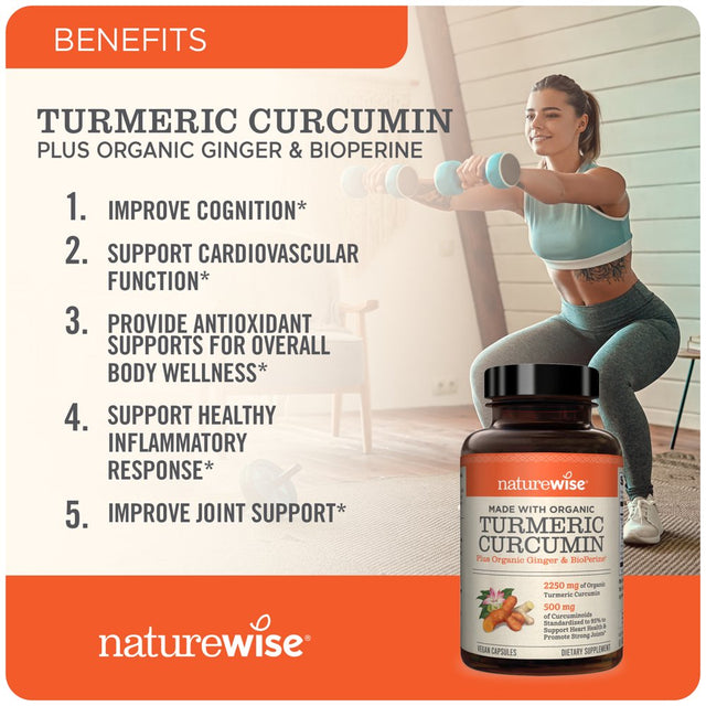 Naturewise Curcumin, 2250Mg, 180 Ct