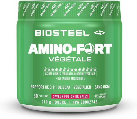 BIOSTEEL Plant Amino Power BCAA Berry Fusion, 210 GR