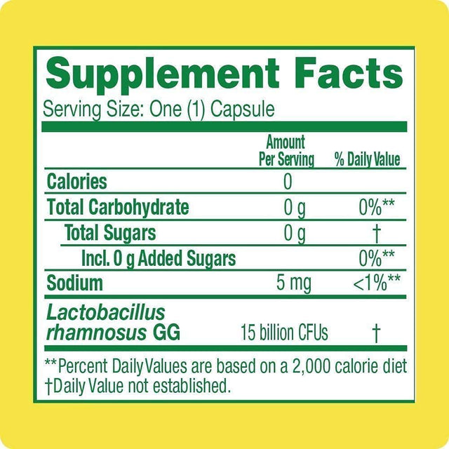 Culturelle Probiotics, Health & Wellness, 15 Billion Cfus, 50 Capsules