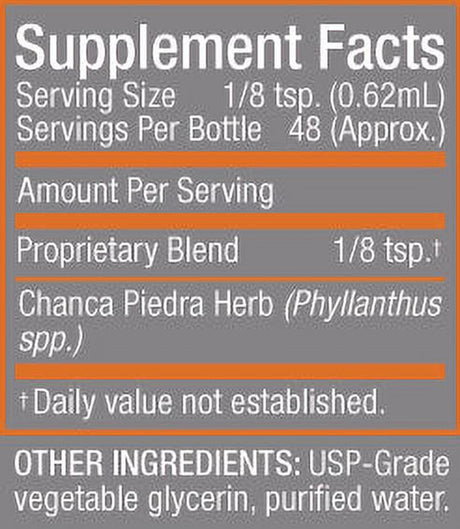 Cedar Bear Chanca Piedra - a Liquid Herbal Supplement That Helps Clear Gallbladder and Kidneys, Supports Hepatic, Cardiovascular, Respiratory and Digestion 4 Fl Oz / 120 Ml