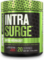 INTRASURGE Intra Workout Energy BCAA Powder - 6G BCAA Amino Acids, Natural Caffeine, 4G Citrulline Malate, and More for Muscle Building, Strength, Endurance, & Recovery - Fruit Punch, 20Sv