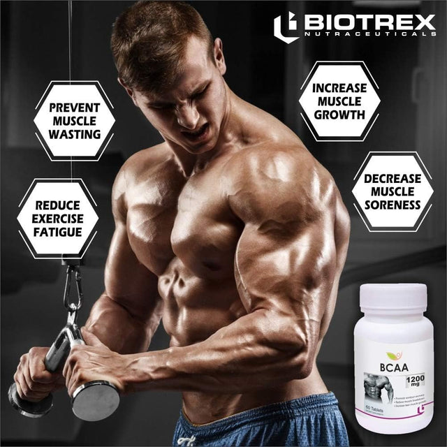 Biotrex Nutraceuticals BCAA Promotes Workout Recovery 1200Mg - 60 Tablets