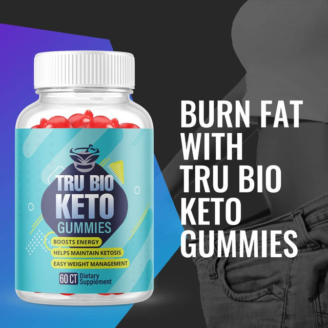 (1 Pack) Tru Bio Keto ACV Gummies - Supplement for Weight Loss - Energy & Focus Boosting Dietary Supplements for Weight Management & Metabolism - Fat Burn - 60 Gummies