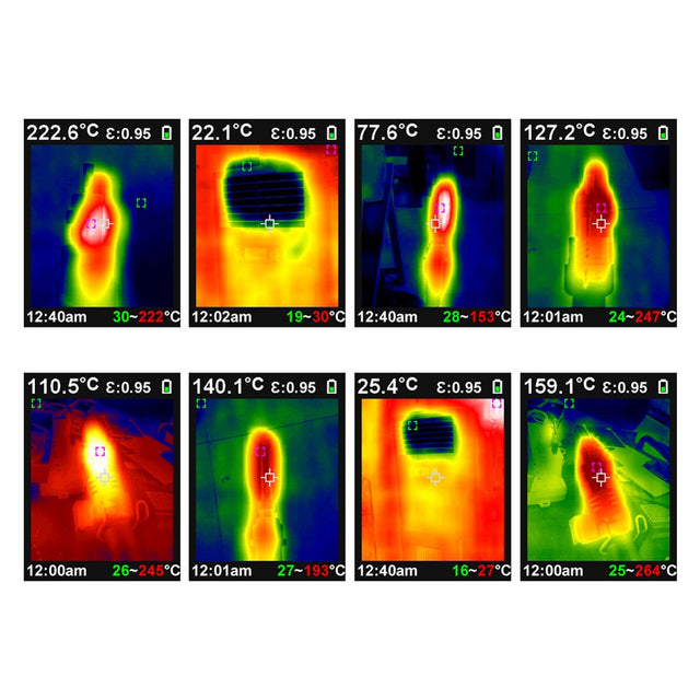 Walmeck 60 * 60 Pixel Portable Infrared Thermal Imager Handheld Clear Definition Imaging Camera Temperature Measurement Instrument