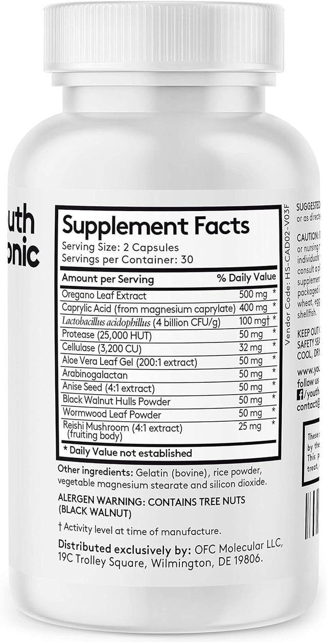 Candease Matrix Pills & Colon Cleanser & Complete Detox Matrix Fast Kit Bundle 3Pk | Caprylic Acid Oregano Protease & Cellulase Enzymes Laxatives ACV Chromium & 100 Bil Cfu/G Digestive Probiotics