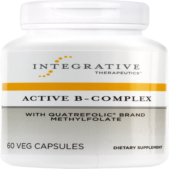 Integrative Therapeutics - Active B-Complex - Cellular Energy Production*- with 8 B-Vitamins, Vitamin B12, Folate, Choline - 60 Capsules