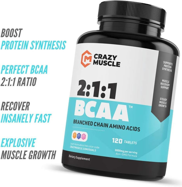 Crazy Muscle Get Leaner with BCAA, CLA and Glutamine