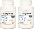 Biotrex Nutraceuticals L-Arginine - 500Mg, Supports Blood Flow and Vascular Function (60 Tablets) - Pack of 2