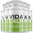 (5 Pack) Vida Calm - Dietary Supplement for Focus, Memory, Clarity, Energy, Improved Sleep, Calm and Relax Mind - Advanced Cognitive Formula for Maximum Strength - 300 Capsules