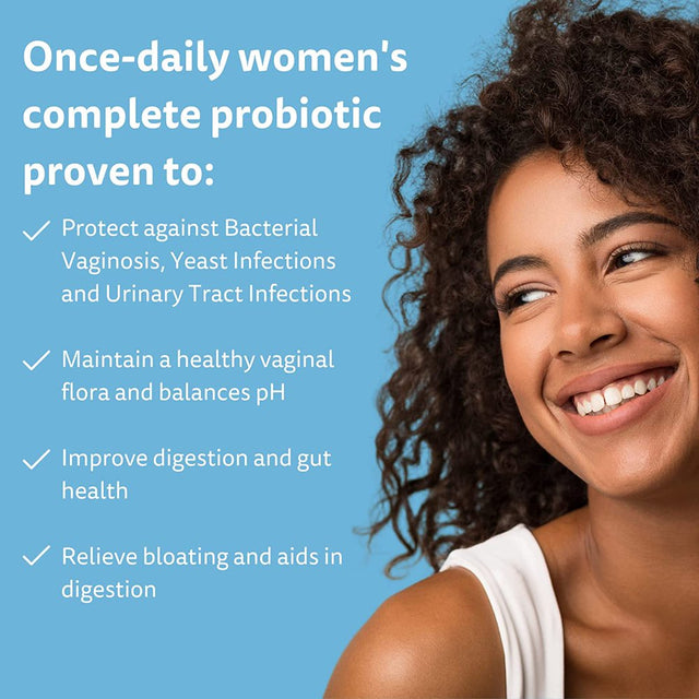 Happy V - Vaginal Probiotics for Women - Prebiotic Fiber & Vaginal Health Probiotics for Bacterial Vaginosis & Yeast Infection - Clinically Proven Safe & Effective Ph Balance for Women -30 D